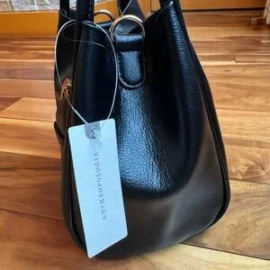 Anthropologie Bags Anthropologie Black The Hollace Tote Buckle